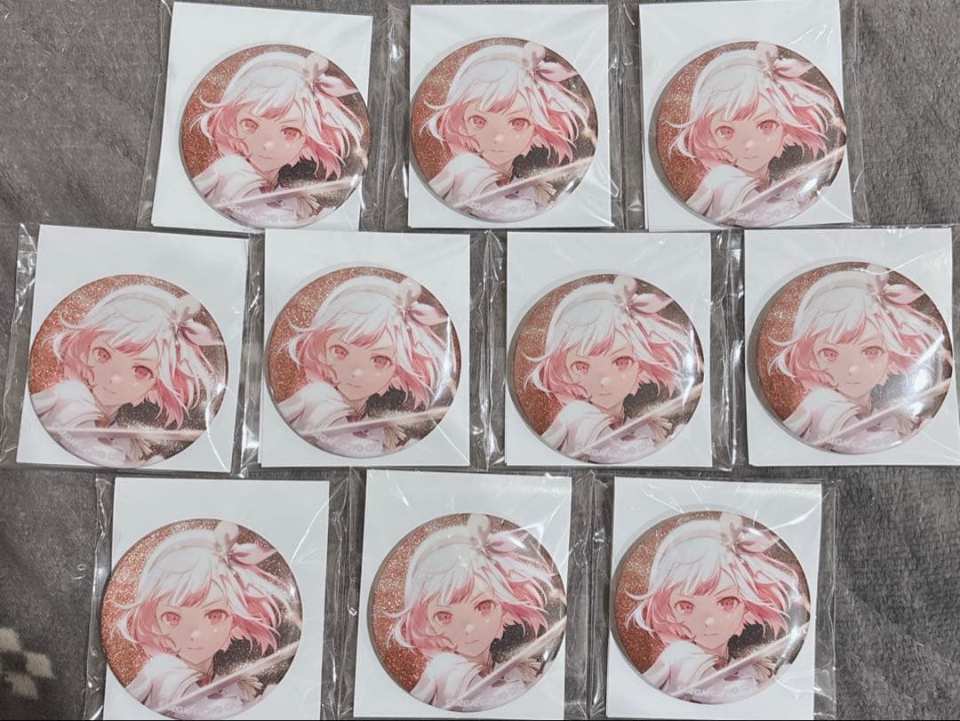 プロセカ 鳳えむ グリッター缶バッジ 48b