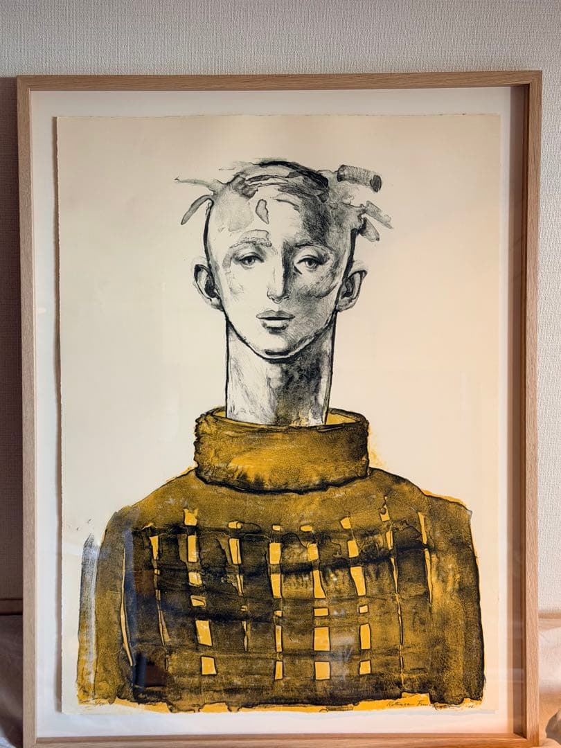 舟越桂　つくらるべき歌　リトグラフ 3/50 限定版　2002