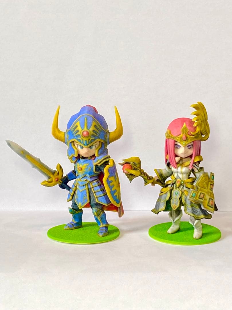 ドラゴンクエスト3Dプリントフィギュア ロトの装備 ロトの剣 伝説の鎧