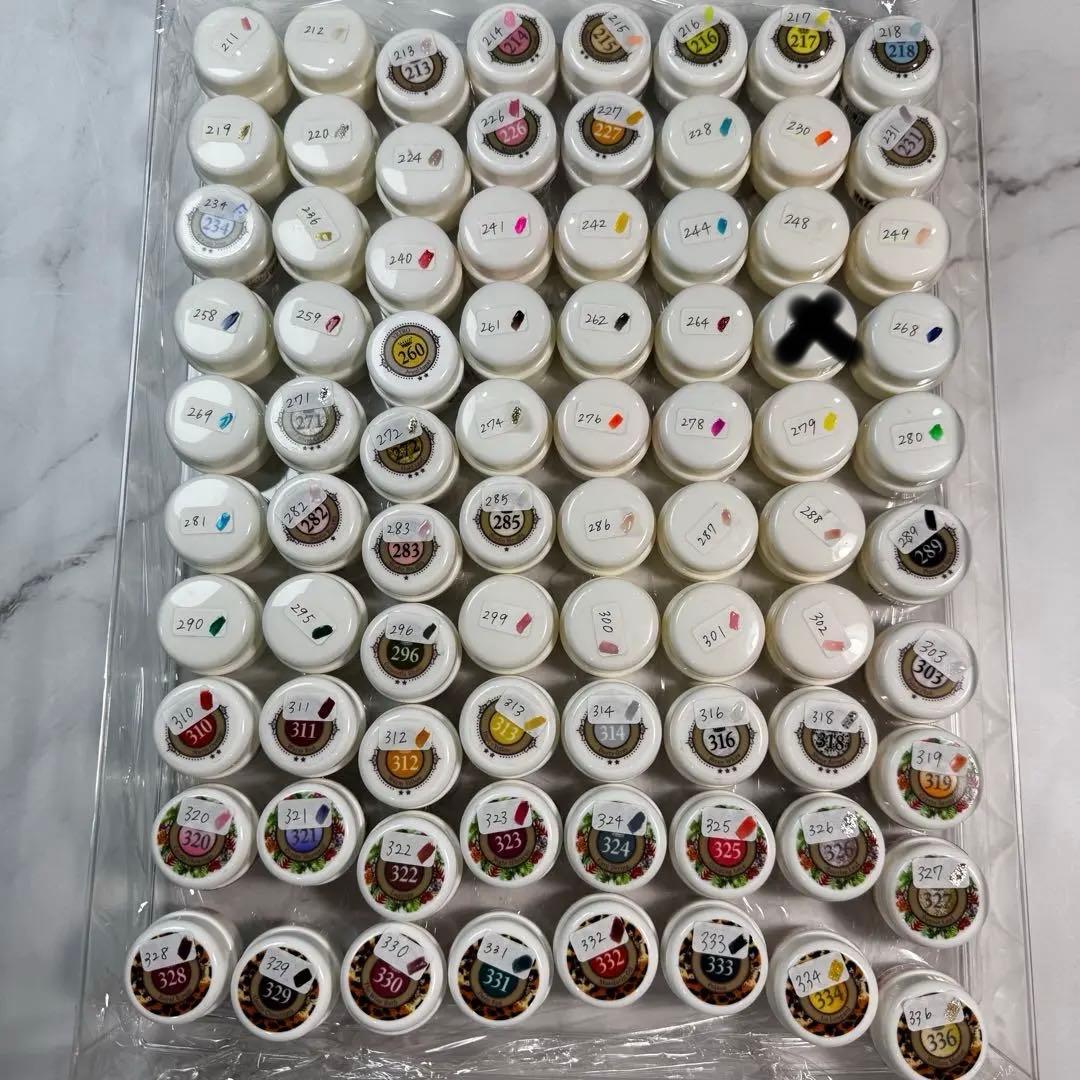 ベトロ　バラ売り可能　カラージェル　79個セット　ジェルネイル