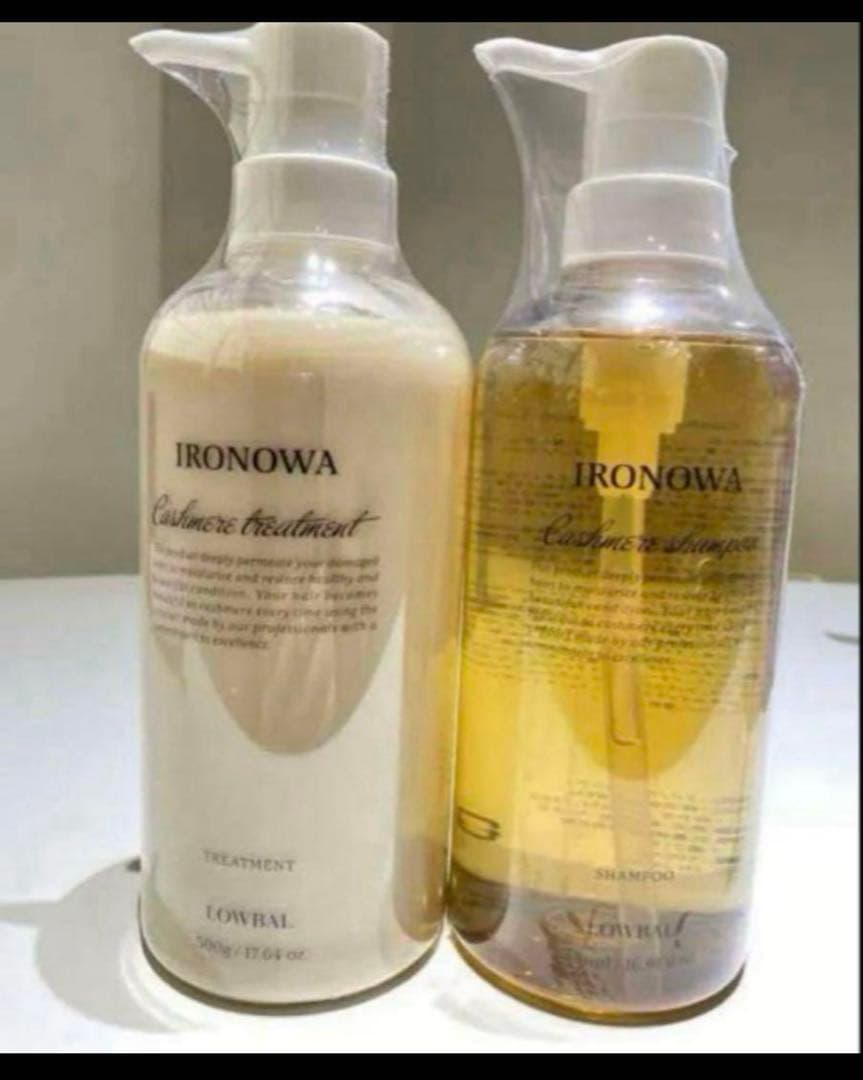 IRONOWA イロノワ　カシミヤシャンプー500ml&トリートメント500ml