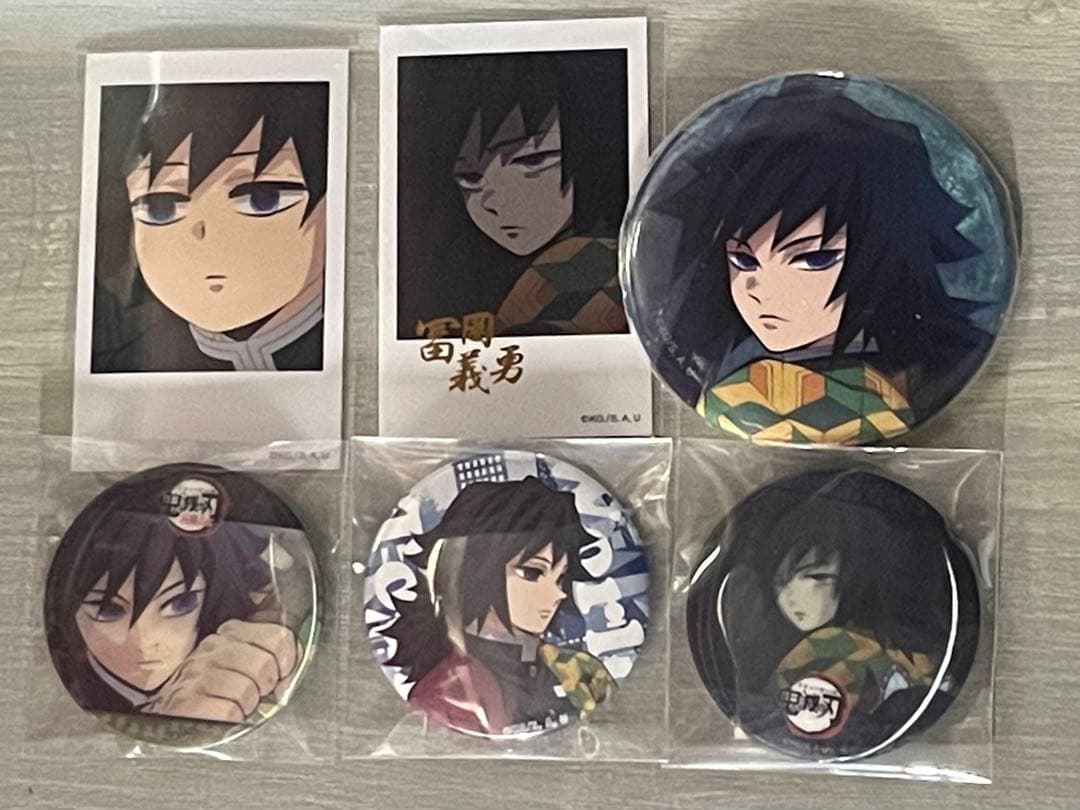 【当日発送】鬼滅の刃　チェキ風ブロマイド 柱カフェ ランダム 冨岡義勇　セット