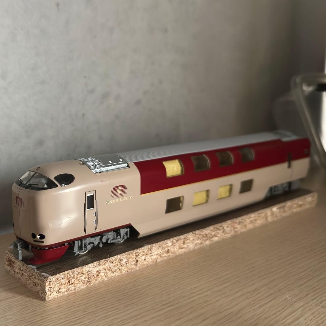 インテリア用に！】285系 サンライズEX 先頭車 室内灯付き HOゲージ