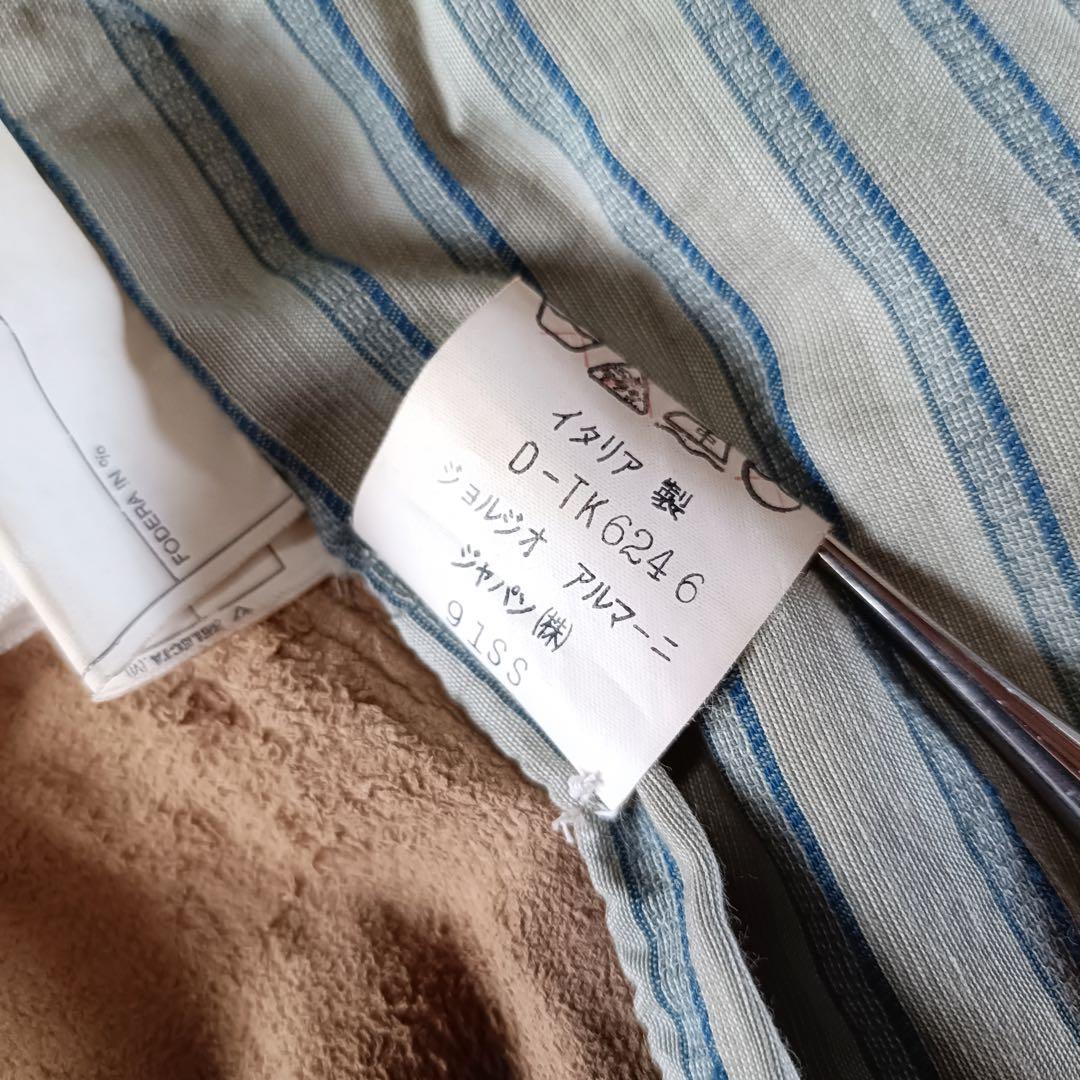 GIORGIO ARMANI 黒タグ 90S 短丈 レザージャケット アーカイブ - メルカリ