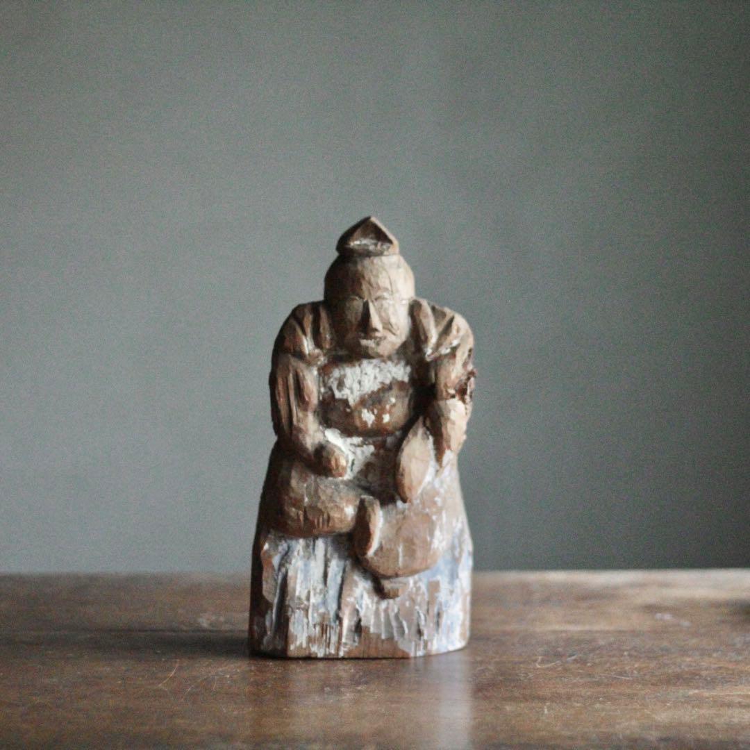 古い 木彫 恵比寿さま 民芸 民衆仏 古美術 古道具ア ンティーク オブジェ 2026年最新】Yahoo!オークション -木彫り 恵比寿様の中古品・新品・未