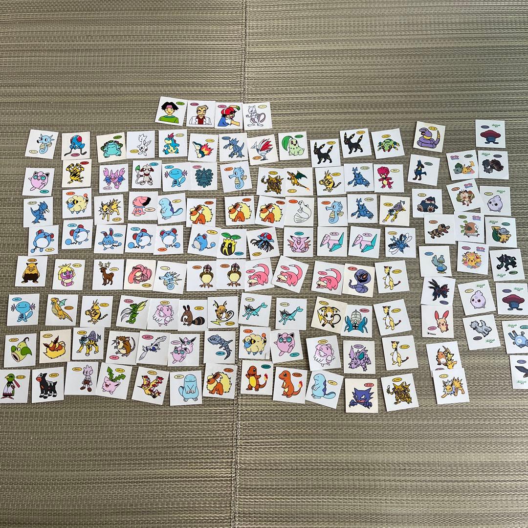 ポケモンパン シール124枚 25年くらい前から最近まで - メルカリ