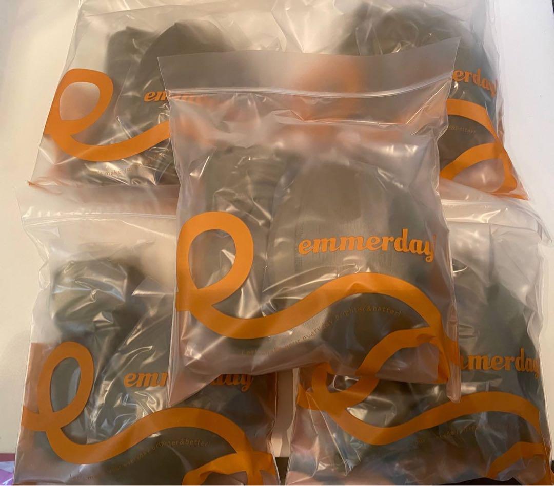 ★emmerday! ブラジャー５個セット カーキ　Lサイズ