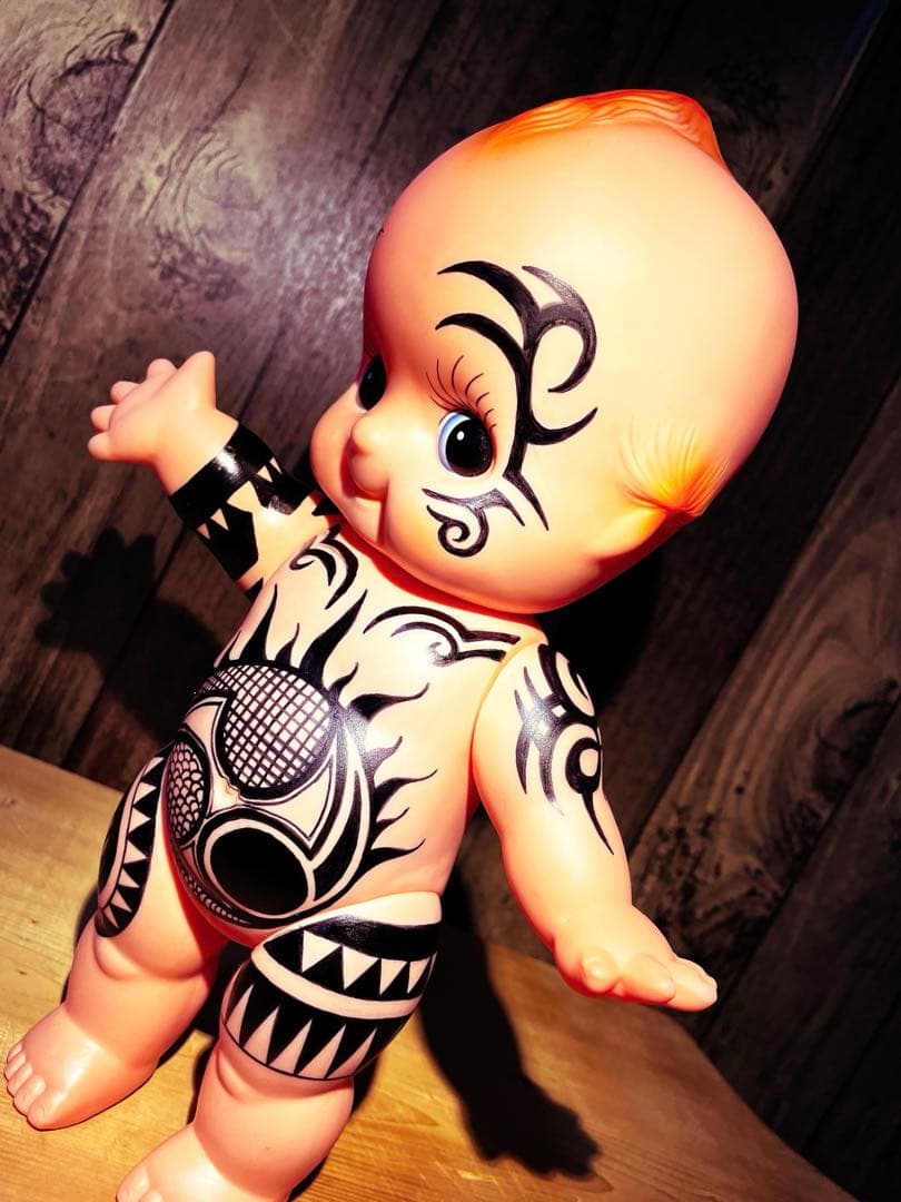 トライバルタトゥー キューピー 刺青 - メルカリ