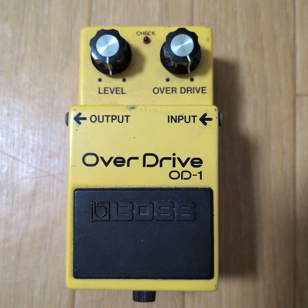 BOSS Over Drive OD-1 ギターエフェクター BOSS OD-1をレビュー！初期型を含む年代やシリアルナンバー別に比較