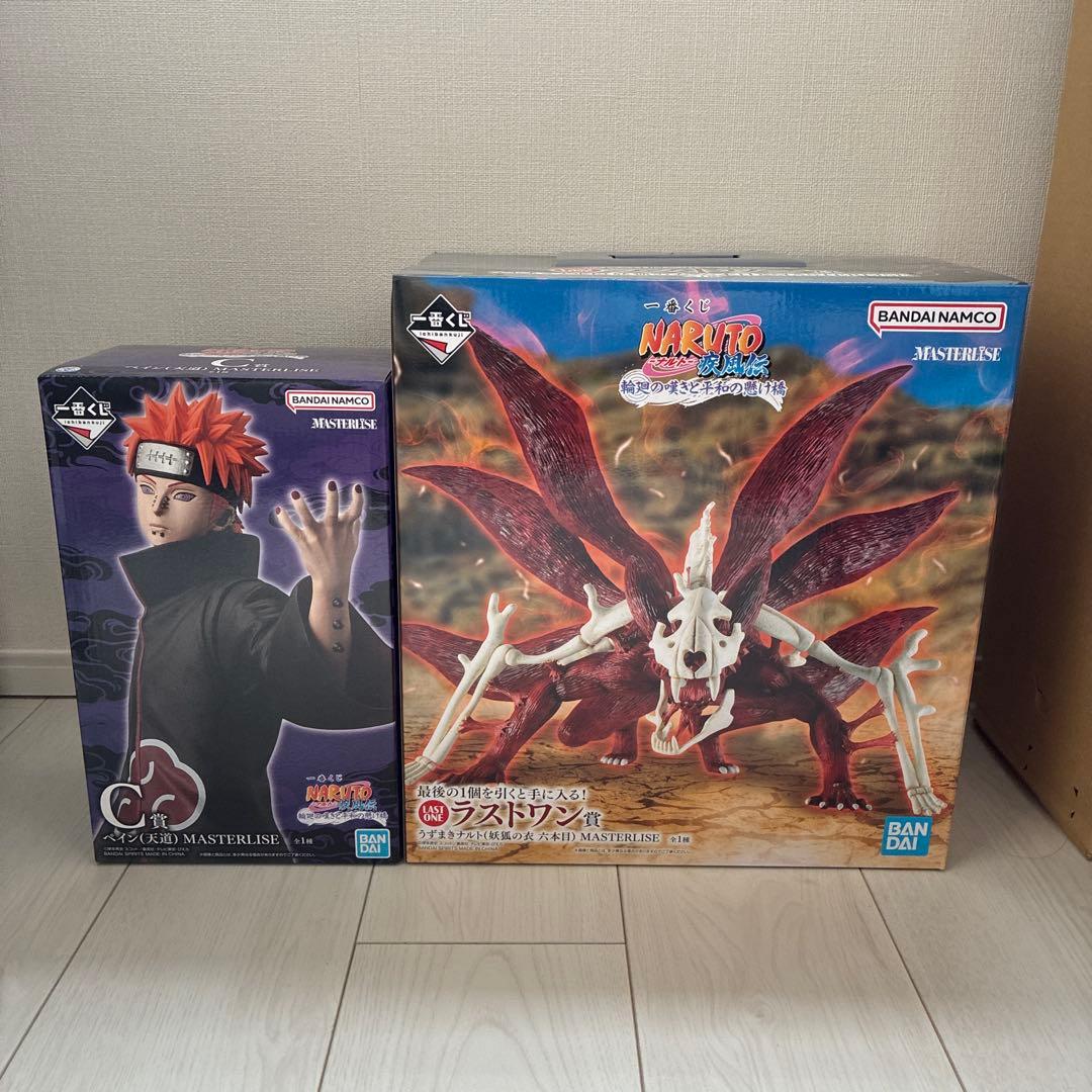 一番くじ NARUTO-ナルト- 疾風伝 輪廻の嘆きと平和の懸け橋2体フィギュア