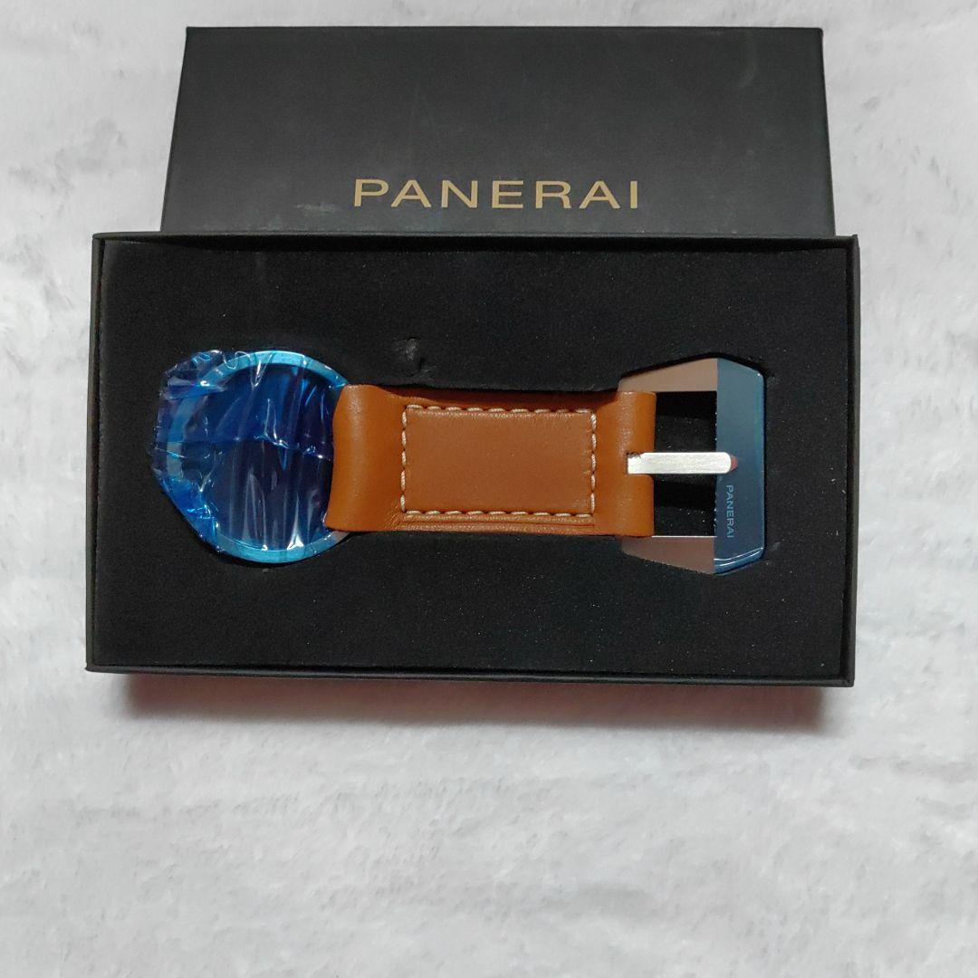 値下げ！PANERAI ブラウンレザーキーホルダー