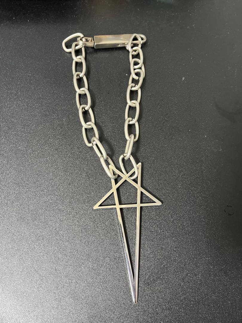 Pentagram Choker Rick Owens風 ネックレス opium - メルカリ