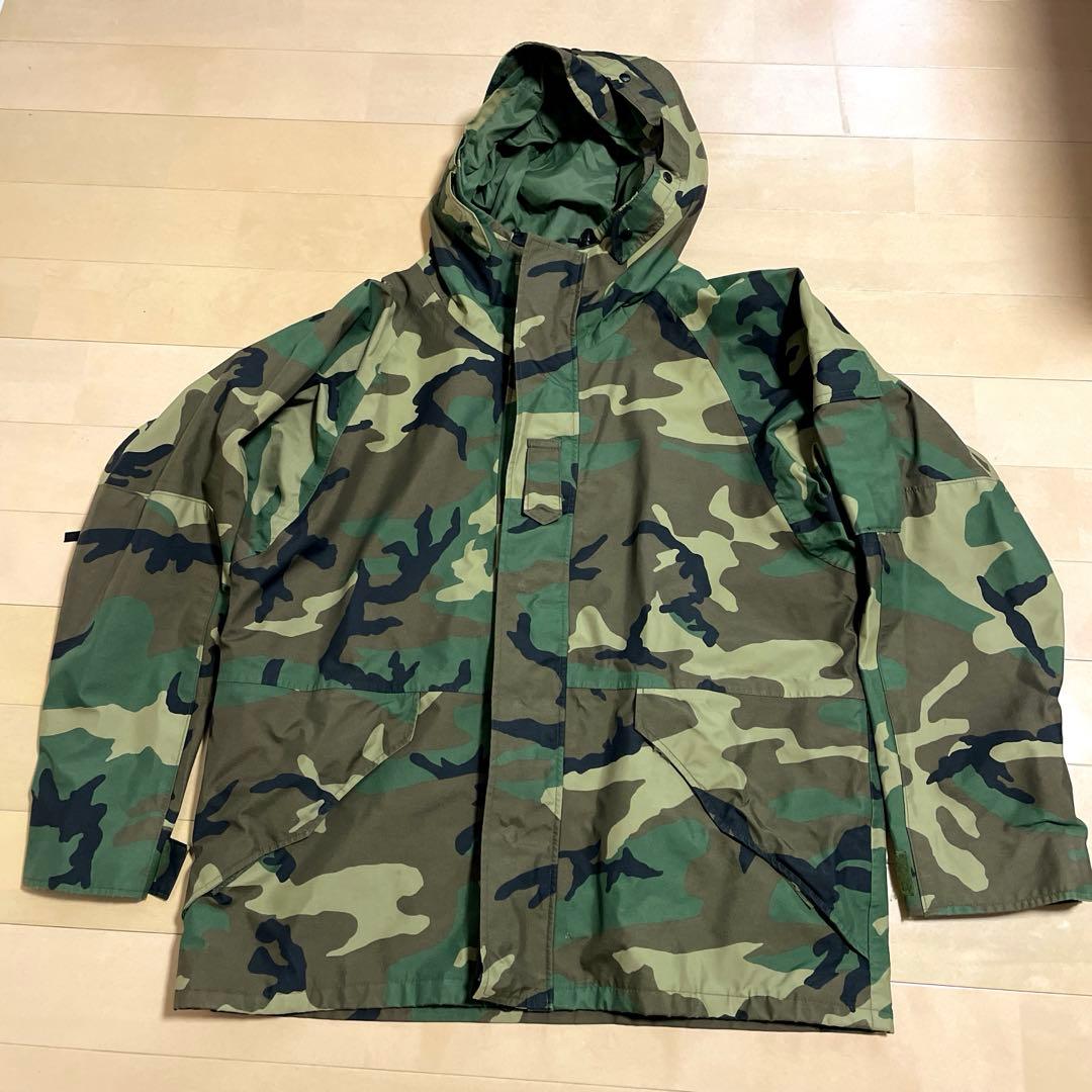 希少！米軍実物 00s ECWCS GEN1 ゴアテックスパーカー後期 カモフラ USアーミー ゴアテックス エクワックス ジェネレーション ワン