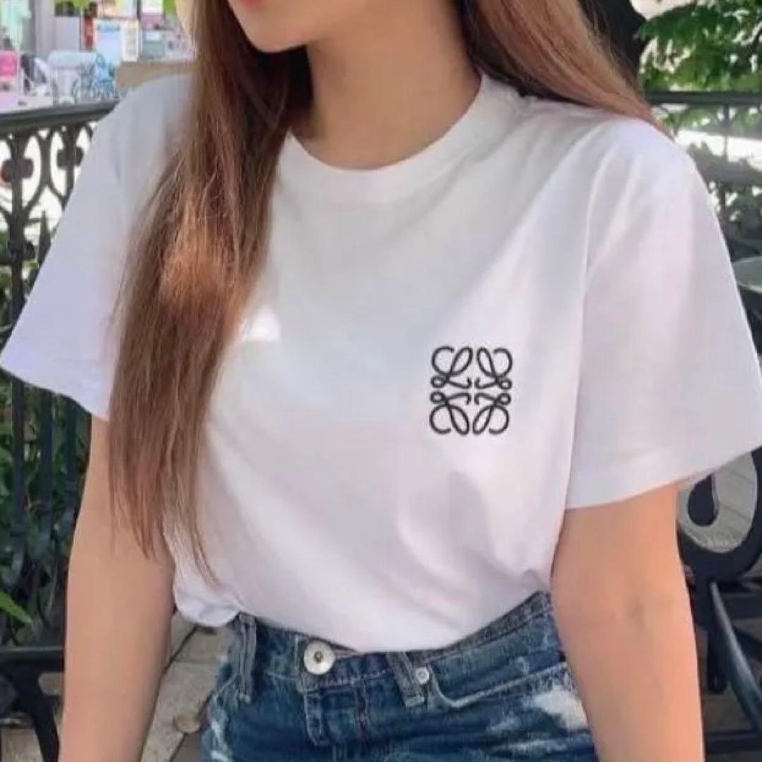 定価69300円】LOEWE アナグラム 刺繍Tシャツ Mサイズ 1度のみ着用