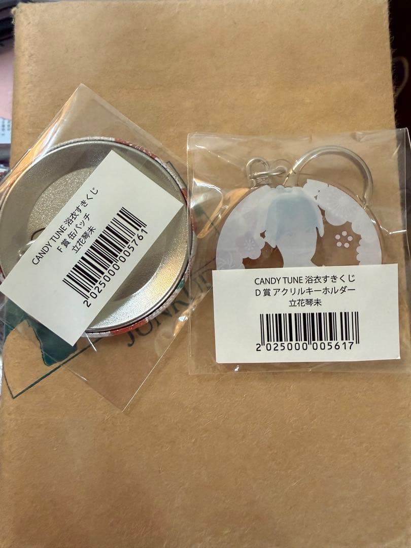 ボイス入りアクリルパネル すきくじ 立花琴未 A賞 その他缶バッジ