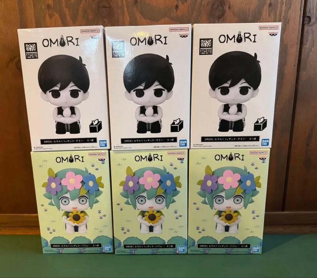 【各3個】 OMORI おすわりフィギュア　オモリ　バジル