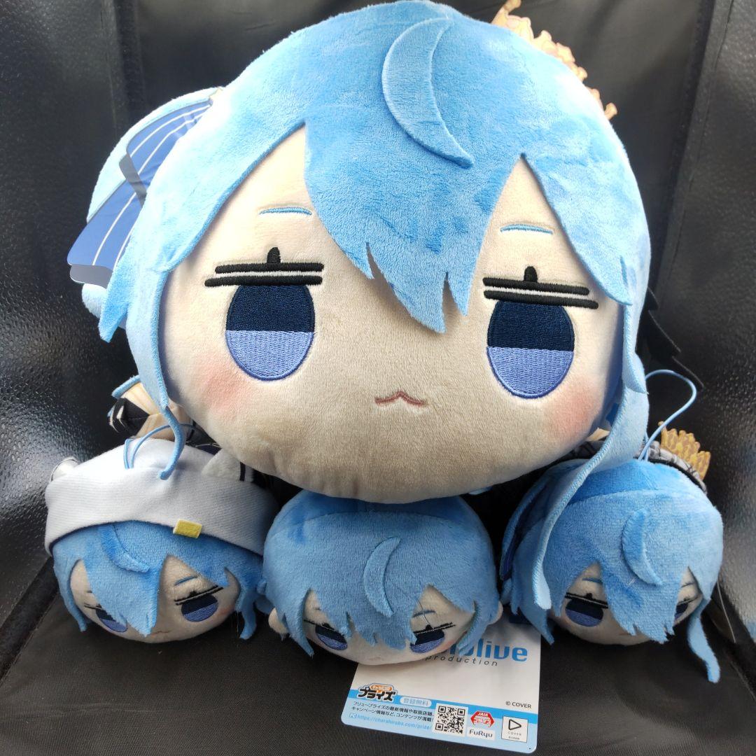 星街すいせい　寝そべりミニマスコット　寝そべりBIGぬいぐるみ　セット