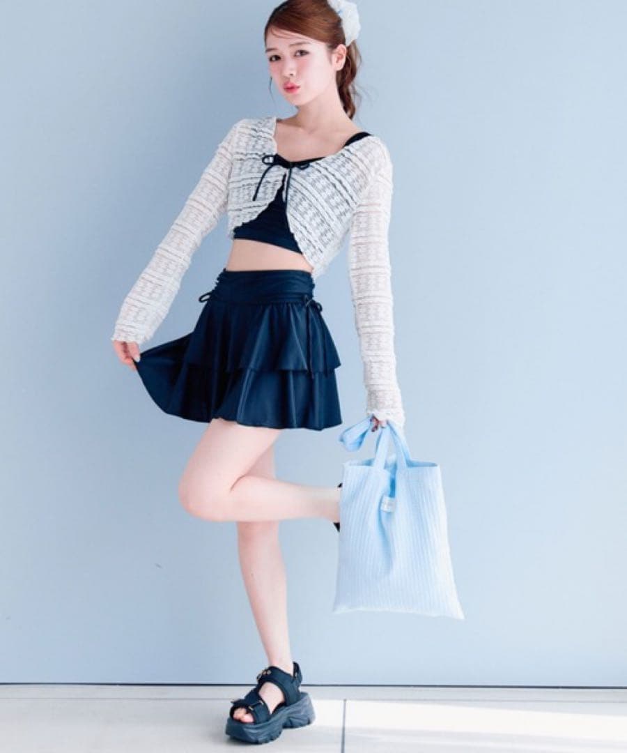 OLIVE des OLIVE レース羽織付リボンswim wear