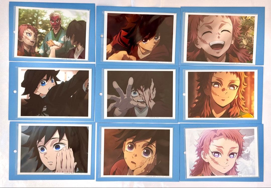 鬼滅の刃　柱稽古編　第2話　場面写ブロマイド　冨岡義勇　錆兎　9枚まとめて