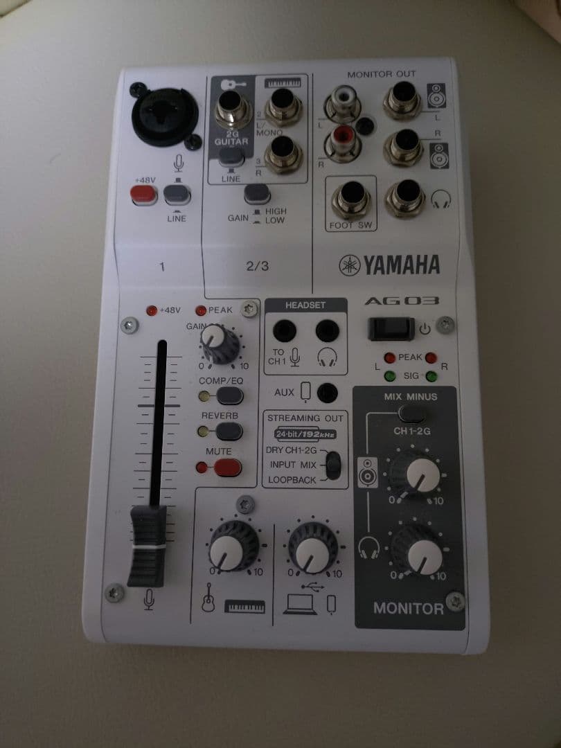 特価YAMAHA / AG03MK2 WHITE AT2020 DTMセット商品