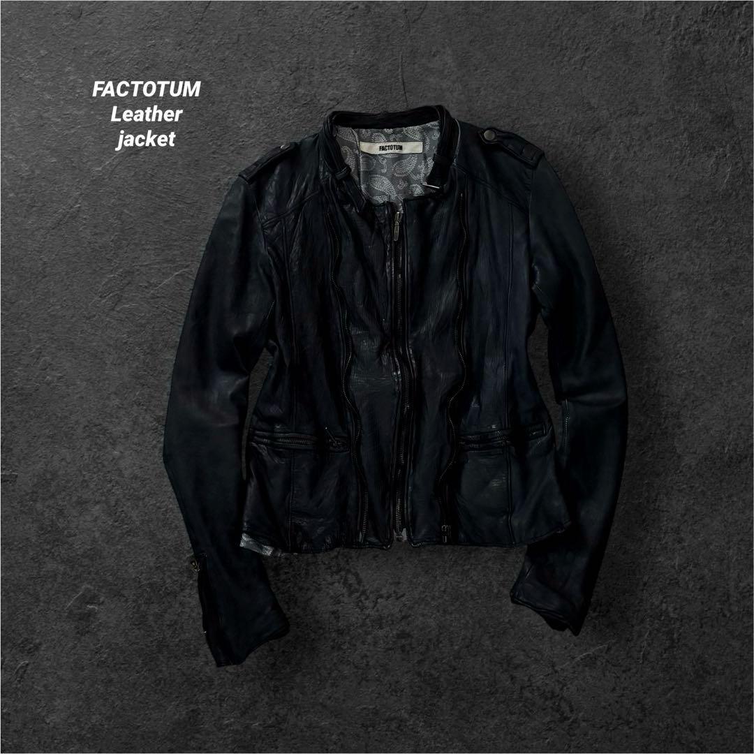 ジャケット・アウター archive FACTOTUM Leather rides jacket archive FACTOTUM Leather rides jacket - メルカリ
