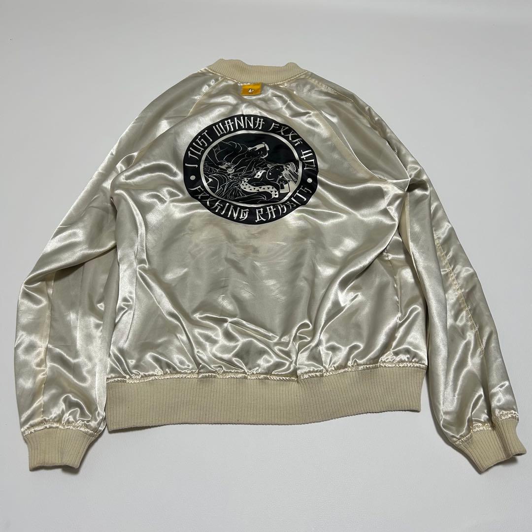 希少 FR2 スカジャン スーベニアジャケット 刺繍 TOKYO 浮世絵 富士山