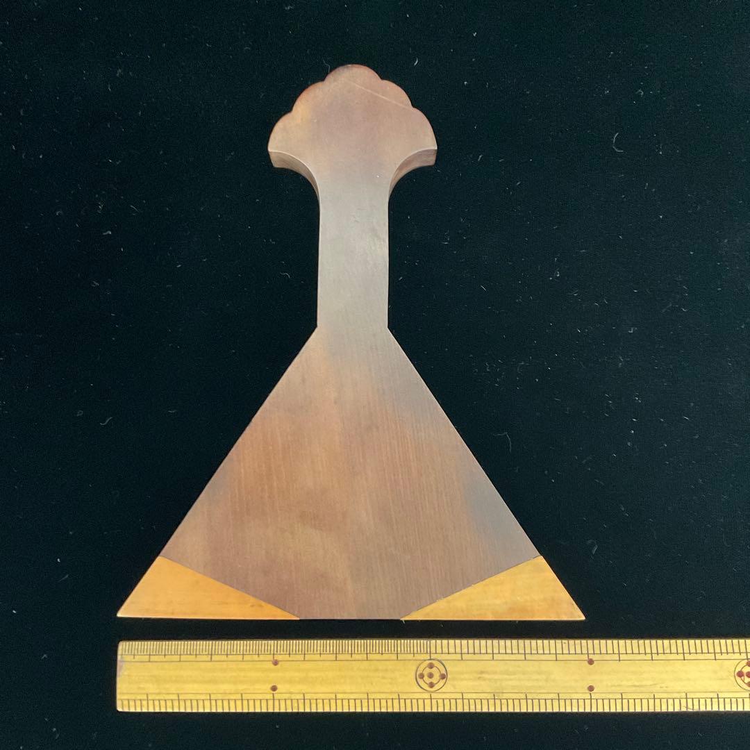 琵琶のバチ　五弦琵琶撥　15cm×18cm