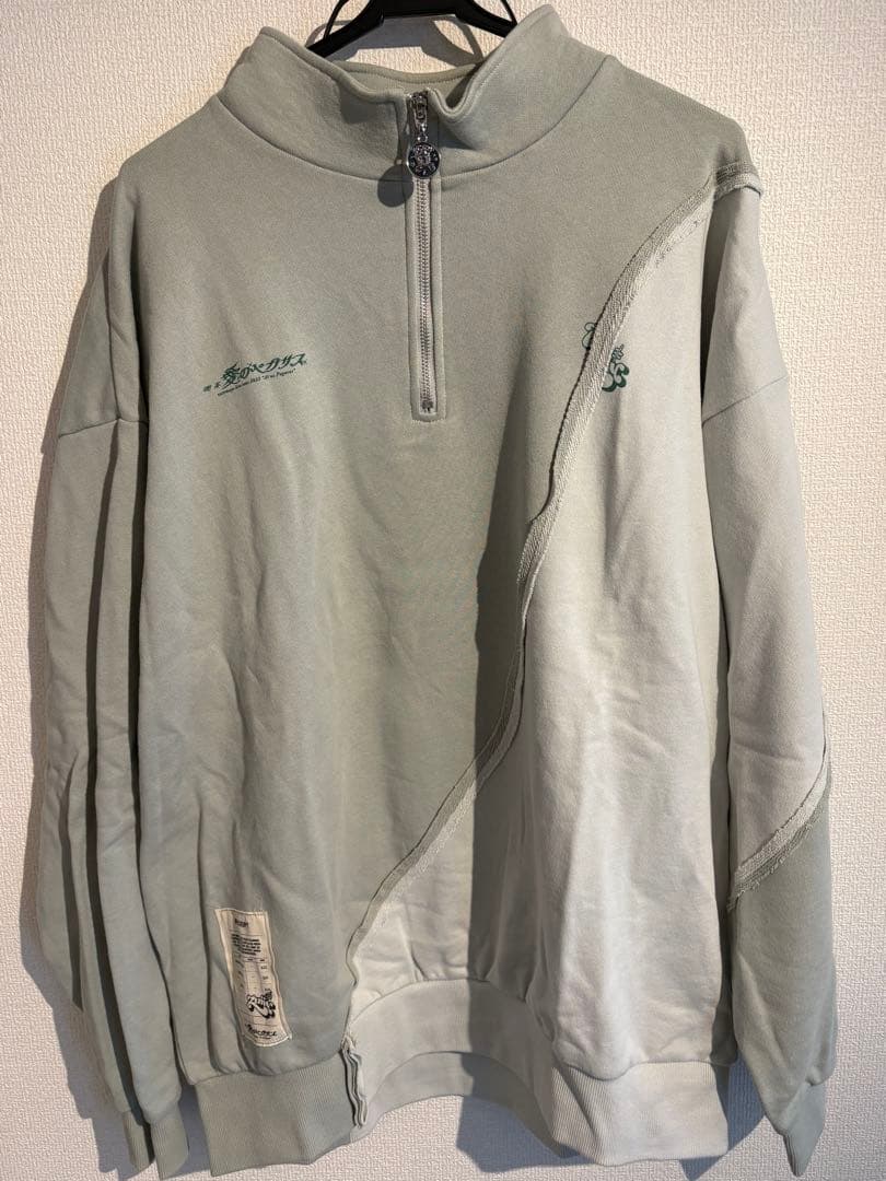 Half Zip Sweat (Gray)（ずっと真夜中でいいのに。）