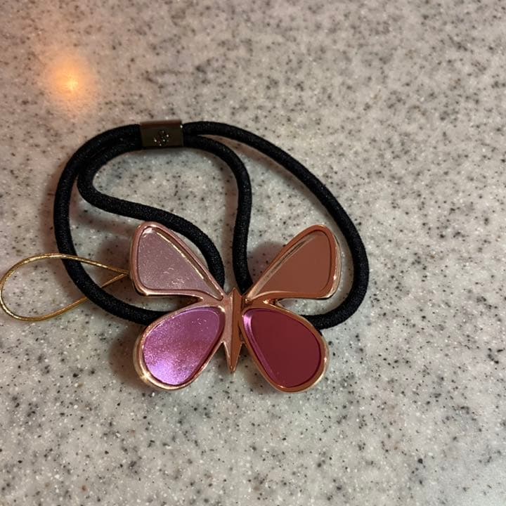 コレットマルーフリフレクションバタフライポニーピンク