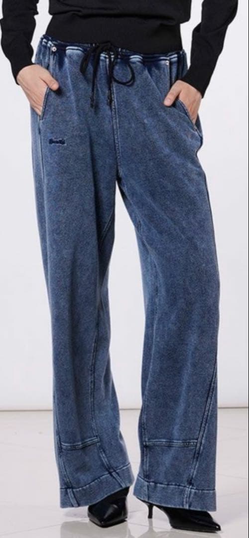 DOUBLE STANDADRD CLOTHING インディゴワイドパンツ 36