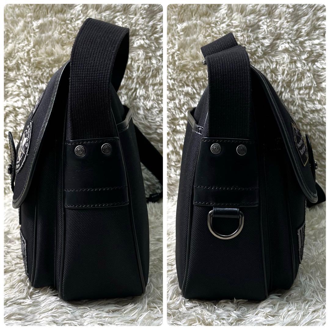 希少】 ハンティングワールド ショルダーバッグ サファリ ワッペン