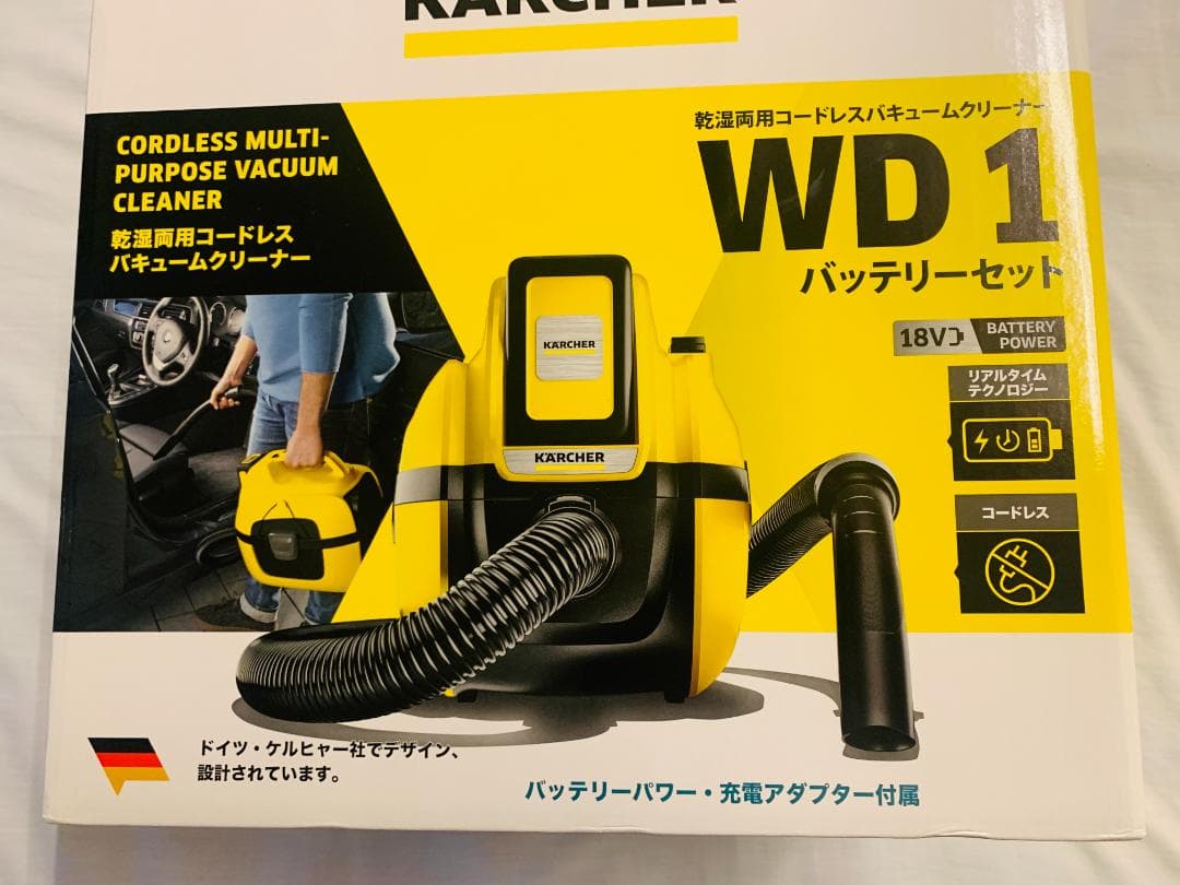 【新品未開封】KARCHER WD 1 バッテリーセット