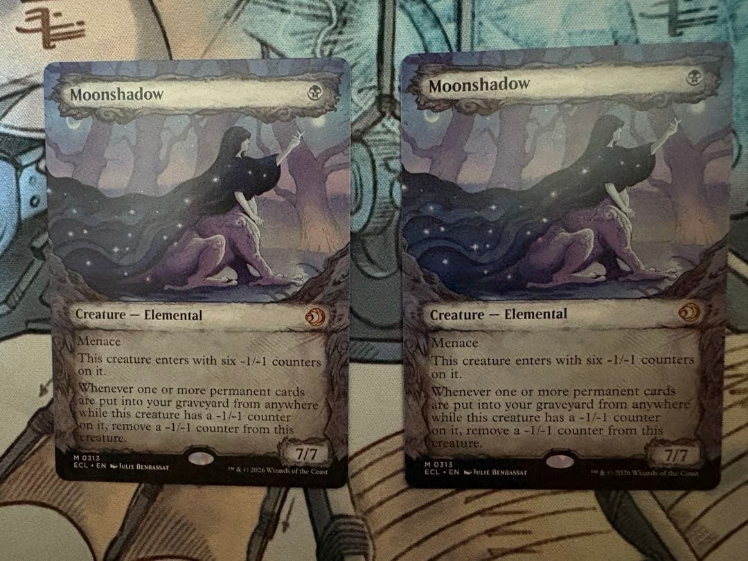 MTG 月影 ボーダーレス版 英語　2枚セット