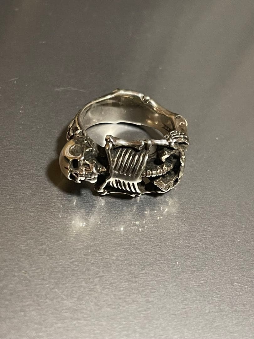 YxCxHxC様 クレイジーピッグ スカル骸骨デザイン 約18号 楽天市場】メンズ シルバーアクセサリー スカル 骸骨 リング ロック
