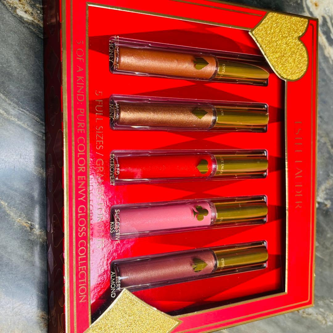 エステーラウダーのリップグロスセット（5点入り）