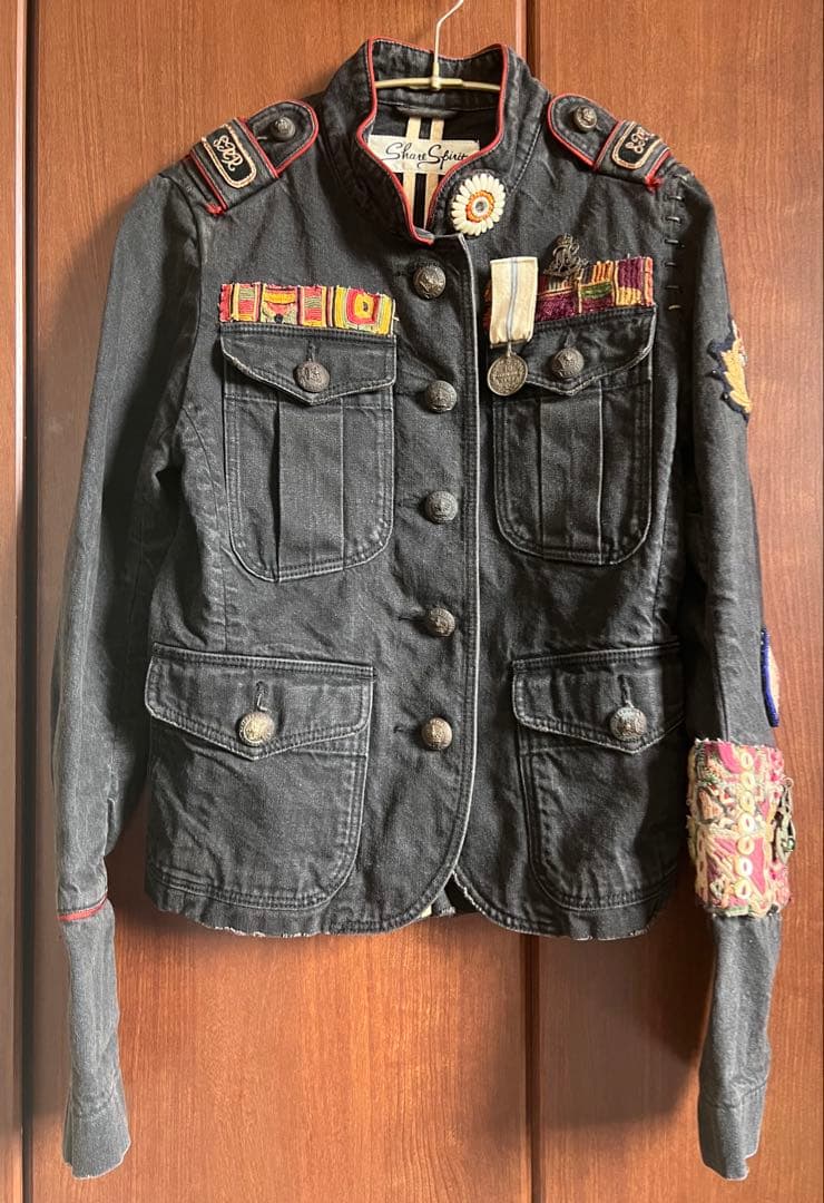 Share Spirit ミリタリージャケット ブラック