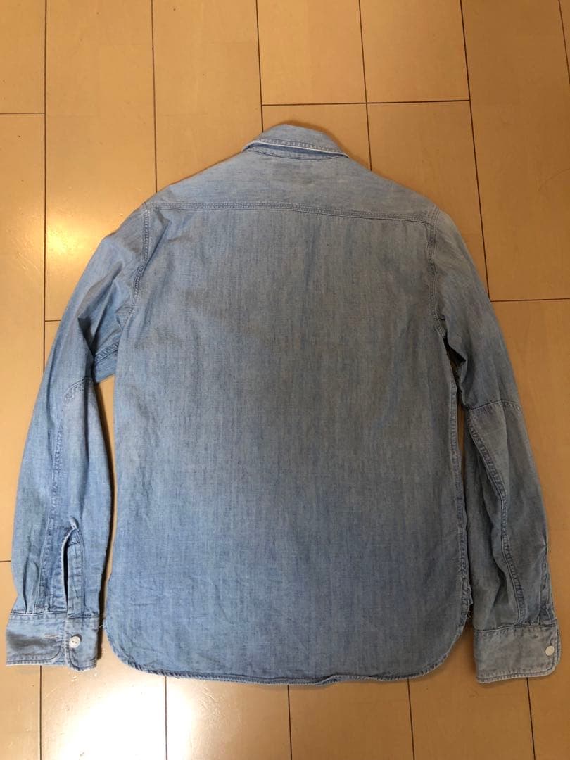 サイズ誤記載だった為訂正」木村拓哉着用 RRL シャンブレーシャツ S