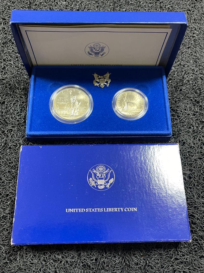 1986年 アメリカ 自由の女神 リバティ 2種セット100周年記念