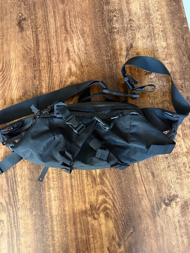 X-Pac Cordura ブラック ボディバッグ