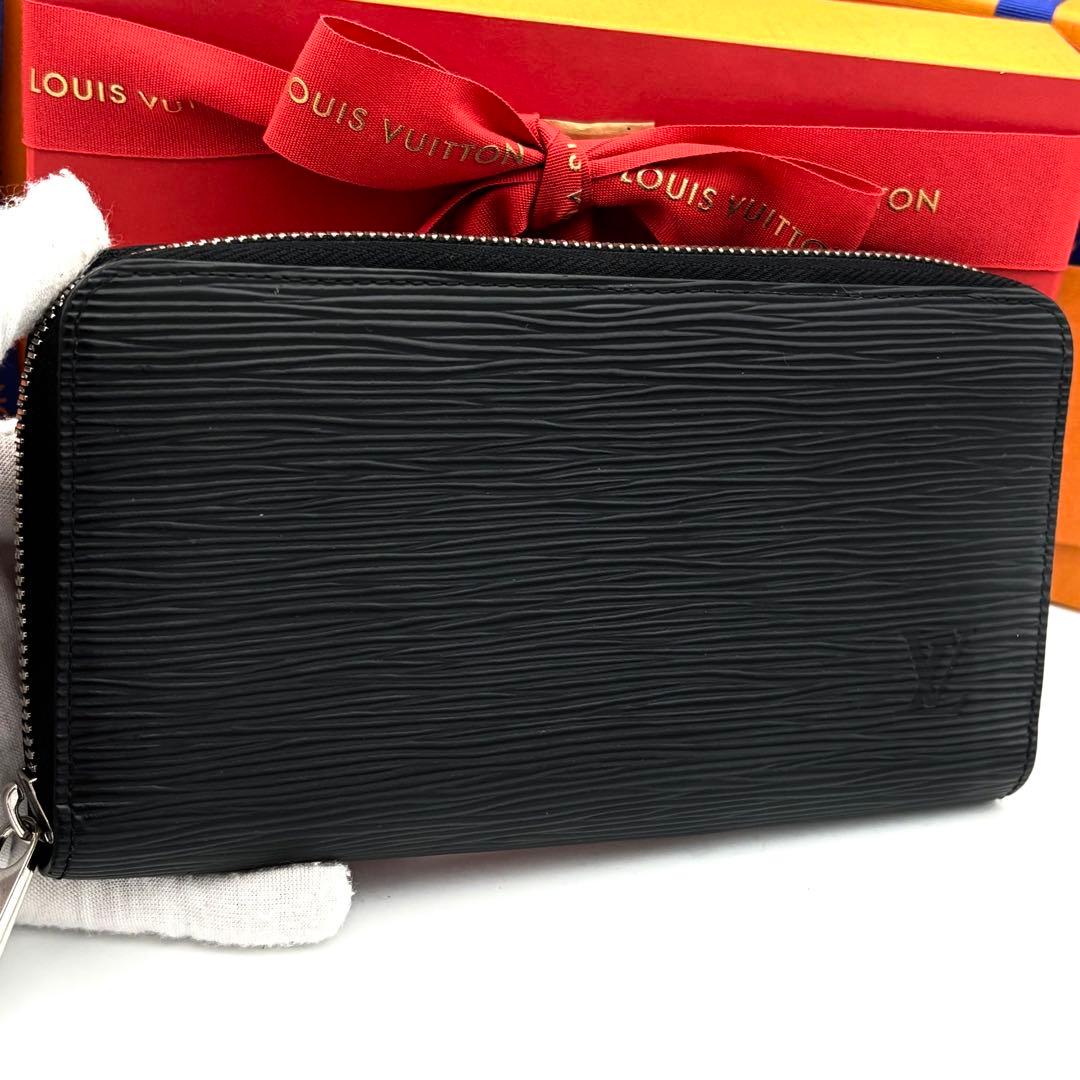 ☆IC搭載☆極美品☆ルイヴィトン 長財布 エピ ジッピーウォレット ブラック 黒 LOUIS VUITTON（ルイ・ヴィトン） ルイ ヴィトン エピ ジッピー