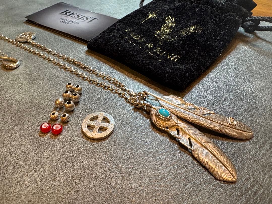 TADY&KING 羽根モチーフ ネックレス