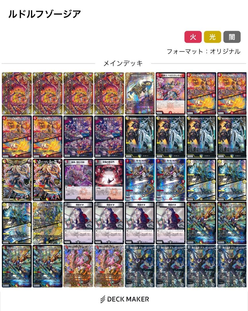 ア*タ様 ルドルフゾージア デッキ