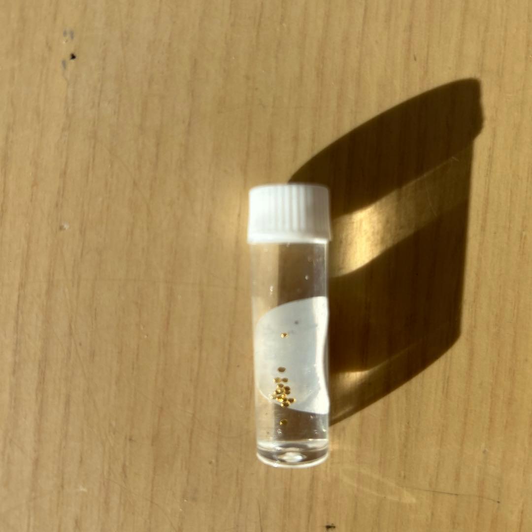 土肥金山砂金採りお土産 純金砂金12〜13粒 - メルカリ