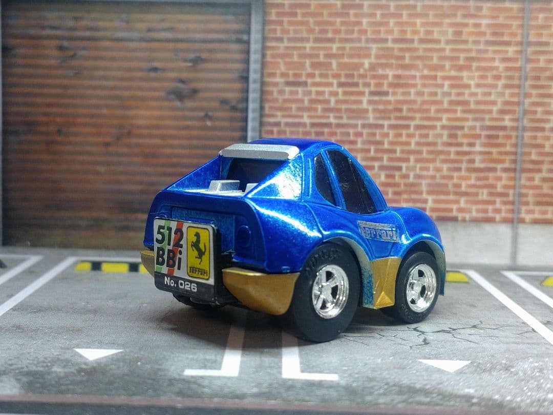 当時物 スーパーカー チョロQ HG NO.026 フェラーリ512BBi - メルカリ