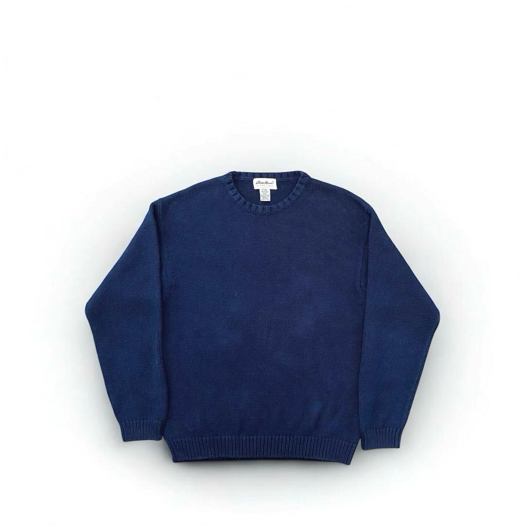 90s eddie bauer コットン ニット セーター