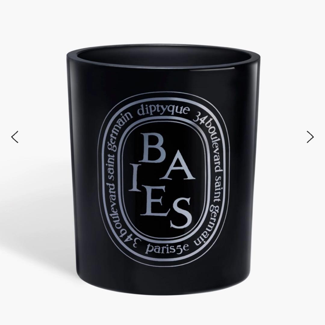 diptyque BAIES アロマキャンドル 300g ディプティック“ローズブーケ＆カシスの葉”の人気の香り「ベ」が