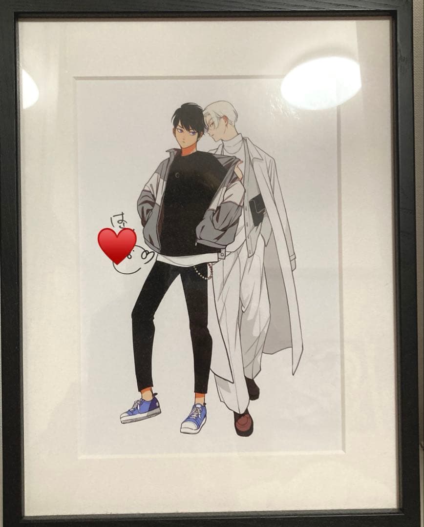 はらだ先生 直筆サイン入り 複製原画