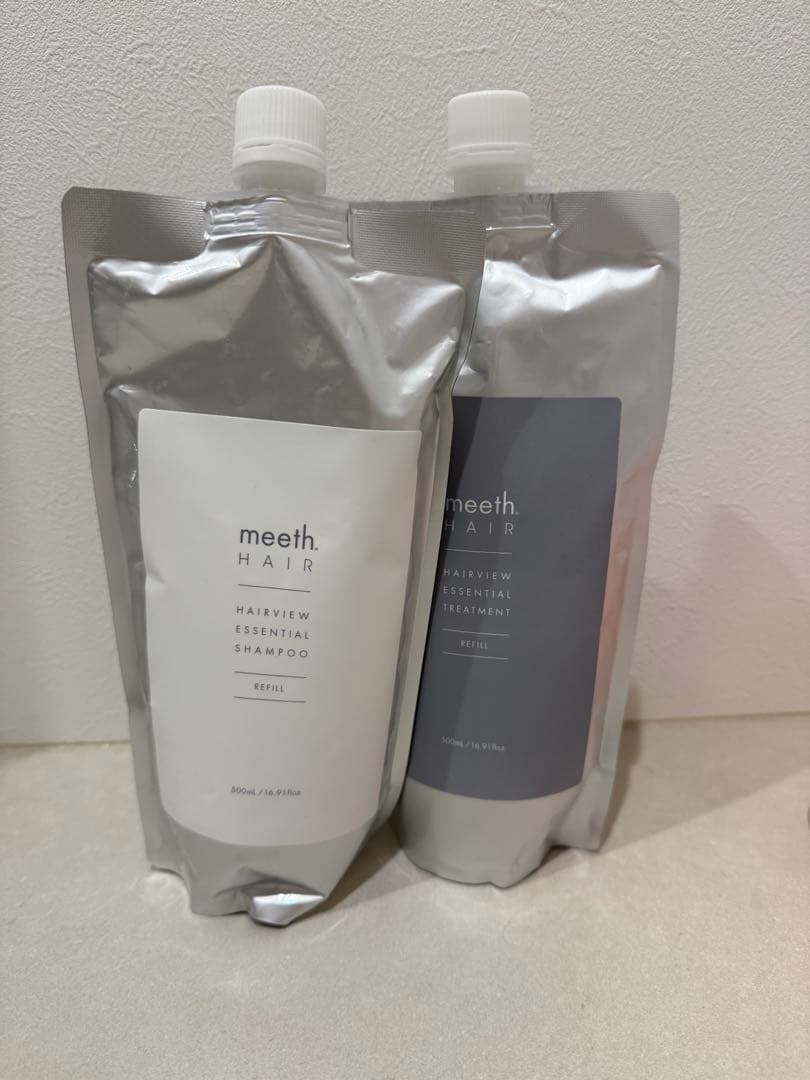 【新品未使用】meeth シャンプー　トリートメント　セット　詰め替え用
