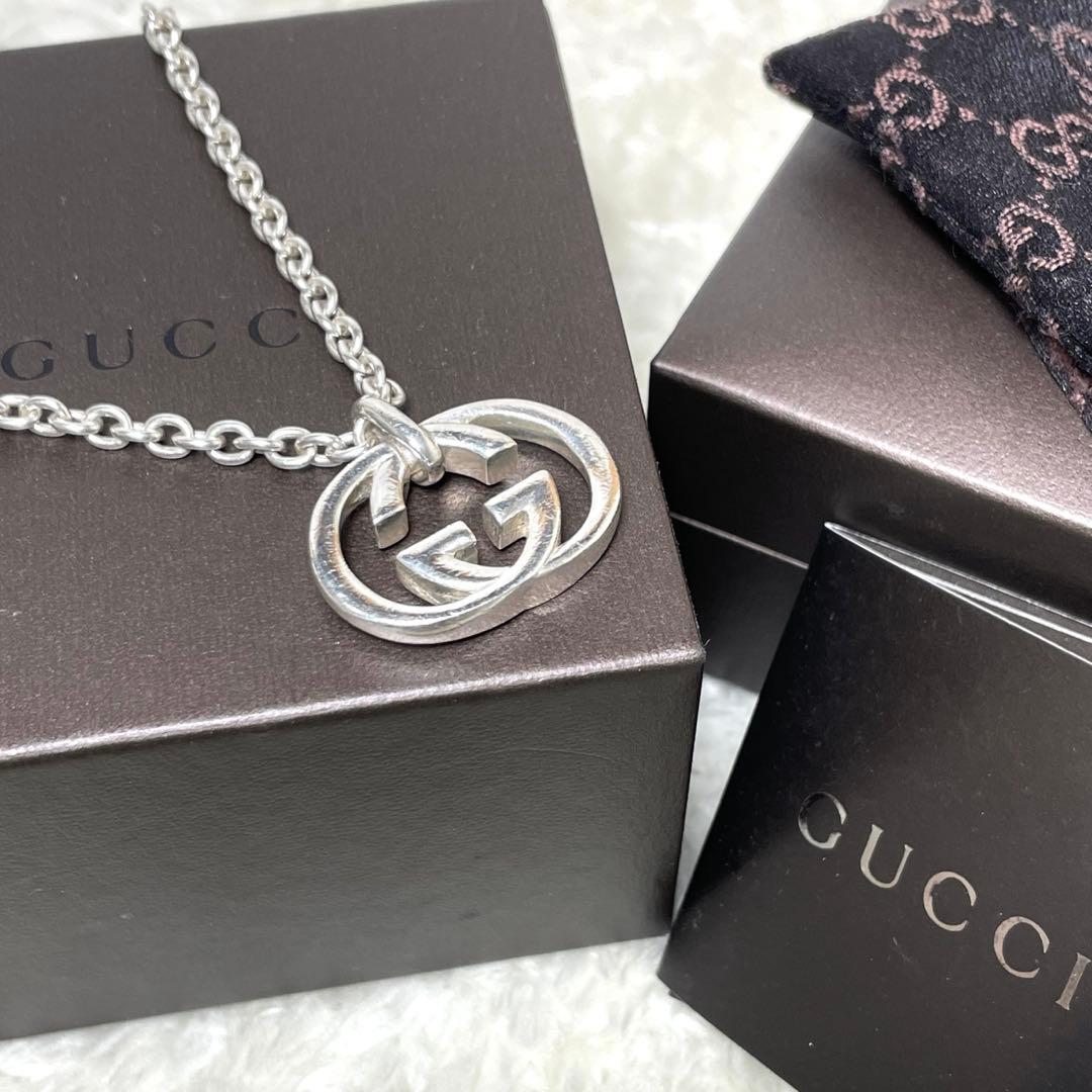【ai】グッチ インターロッキングGGネックレス フルセット