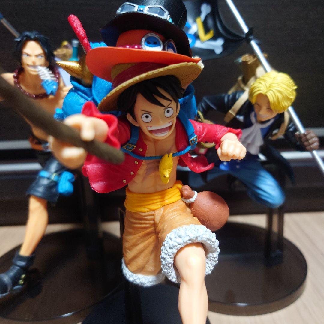 ワンピース マニア エース ルフィ サボ フィギュア 3体セット 箱なし